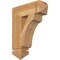 Ekena Millwork Legacy Arts & Crafts Rough Sawn Bracket, Western Red Cedar, 4"W x 14"D x 18"H BKT04X14X18LEC03RWR - alternate 1